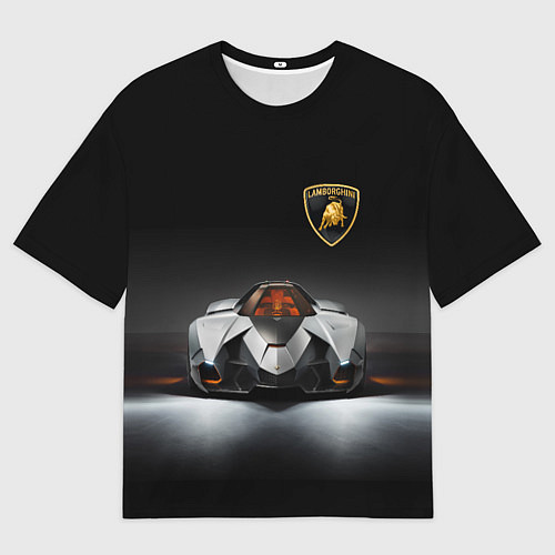 Мужская футболка оверсайз Lamborghini Egoista - Italy / 3D-принт – фото 1