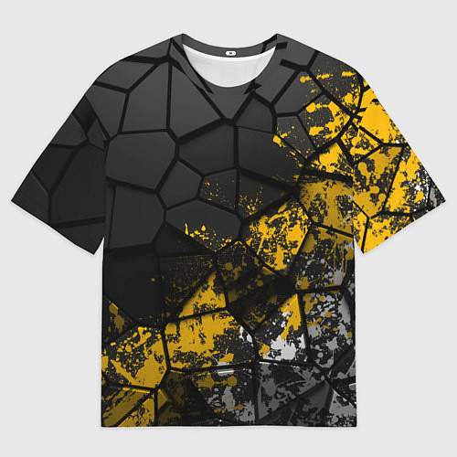 Мужская футболка оверсайз Имперская геометрия / 3D-принт – фото 1
