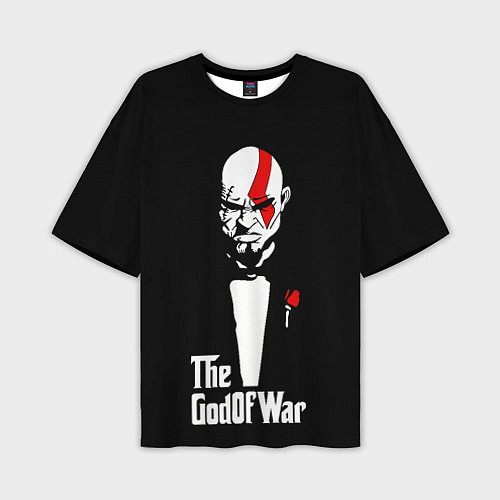 Мужская футболка оверсайз God of war - Кратос отец войны / 3D-принт – фото 1