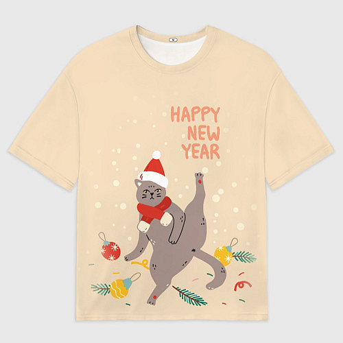 Мужская футболка оверсайз Хоба / 3D-принт – фото 1