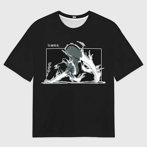 Мужская футболка оверсайз Шихоин Йоруичи неко / 3D-принт – фото 1