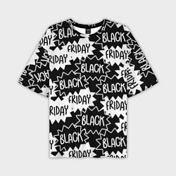 Мужская футболка оверсайз Black friday