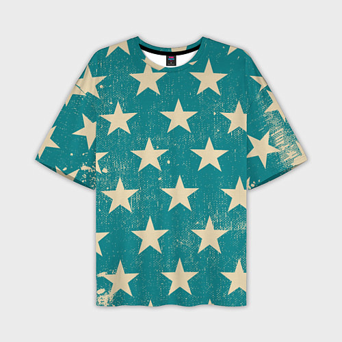 Мужская футболка оверсайз Super stars / 3D-принт – фото 1