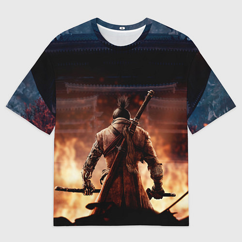 Мужская футболка оверсайз Sekiro: Shadows Die Twice / 3D-принт – фото 1
