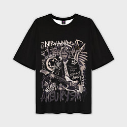 Футболка оверсайз мужская Nirvana collection, цвет: 3D-принт