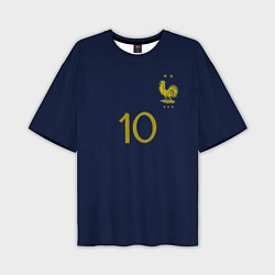 Мужская футболка оверсайз Мбаппе ЧМ 2022 сборная Франции
