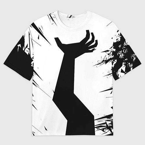Мужская футболка оверсайз Удушье рука / 3D-принт – фото 1