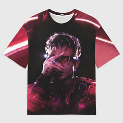 Мужская футболка оверсайз Кибер Сайонара
