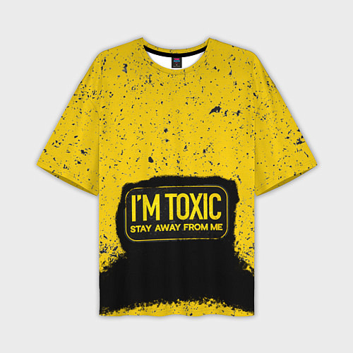 Мужская футболка оверсайз Toxic / 3D-принт – фото 1