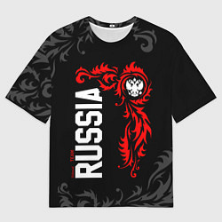 Мужская футболка оверсайз Сборная России - national team Russia