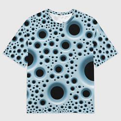 Футболка оверсайз мужская Дыры, цвет: 3D-принт
