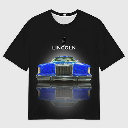 Мужская футболка оверсайз Американский роскошный автомобиль Lincoln Continen / 3D-принт – фото 1