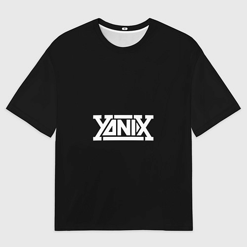 Мужская футболка оверсайз Yanix надпись / 3D-принт – фото 1
