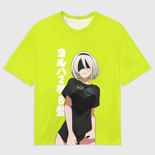 Мужская футболка оверсайз YoRHa 2-gou B-gata / 3D-принт – фото 1