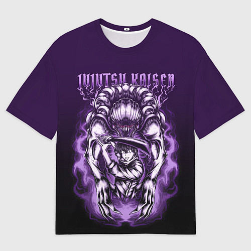 Мужская футболка оверсайз Магическая битва проклятие / 3D-принт – фото 1