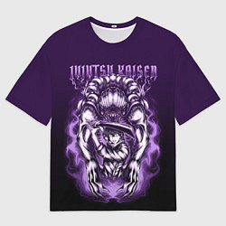 Мужская футболка оверсайз Магическая битва проклятие