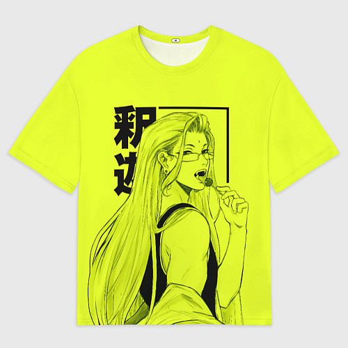 Мужская футболка оверсайз Lime Buddha / 3D-принт – фото 1