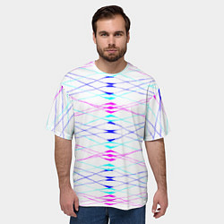 Футболка оверсайз мужская Путанка, цвет: 3D-принт — фото 2