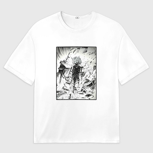 Мужская футболка оверсайз Габимару скан манги / 3D-принт – фото 1