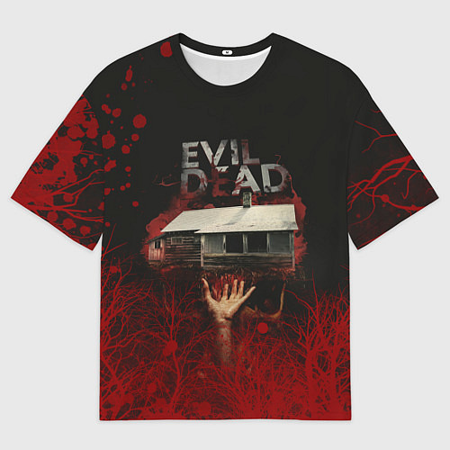 Мужская футболка оверсайз Хижина Ноуби - Зловещие мертвецы / 3D-принт – фото 1