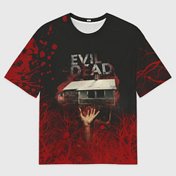 Мужская футболка оверсайз Хижина Ноуби - Зловещие мертвецы