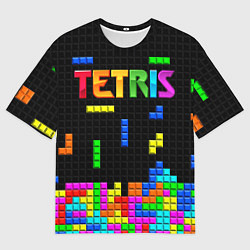 Мужская футболка оверсайз Фильм Тетрис с логотипом