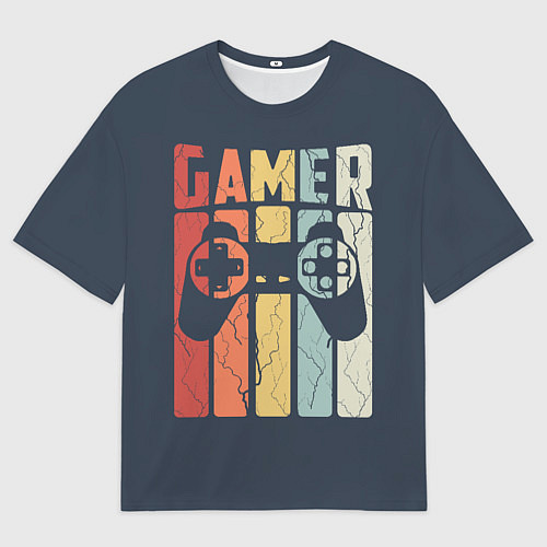 Мужская футболка оверсайз Video game lover / 3D-принт – фото 1