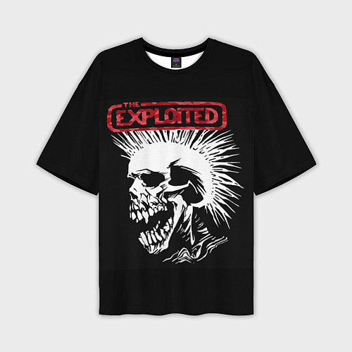 Мужская футболка оверсайз Exploited - панк / 3D-принт – фото 1