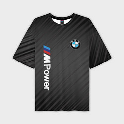 Футболка оверсайз мужская BMW power m, цвет: 3D-принт