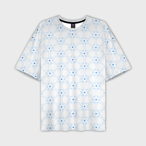 Мужская футболка оверсайз Ясна3 - Небесная структура светлый / 3D-принт – фото 1