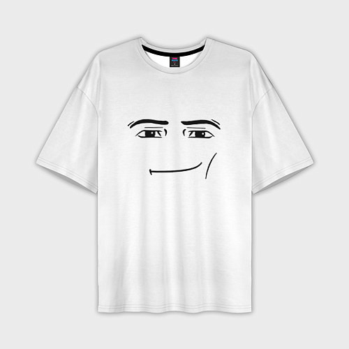 Мужская футболка оверсайз Одежда Man Face Roblox / 3D-принт – фото 1