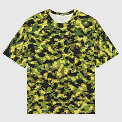 Футболка оверсайз мужская Камуфляжный стиль, цвет: 3D-принт