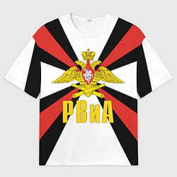 Футболка оверсайз мужская РВиА, цвет: 3D-принт