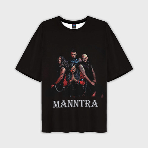 Мужская футболка оверсайз Manntra / 3D-принт – фото 1