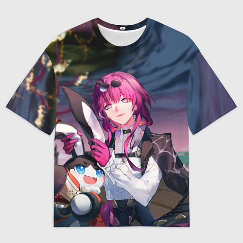 Мужская футболка оверсайз Кафка с Пом-Пом / 3D-принт – фото 1