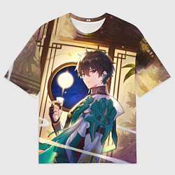 Футболка оверсайз мужская Хонкай Стар Рейл: Дэн Хенг, цвет: 3D-принт