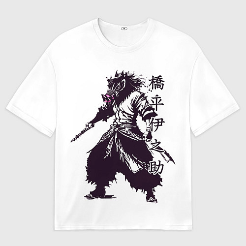 Мужская футболка оверсайз Inosuke in dark colors / 3D-принт – фото 1