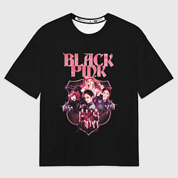 Футболка оверсайз мужская Blackpink k-pop, Блэкпинк, цвет: 3D-принт