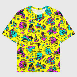 Мужская футболка оверсайз Sharp razor