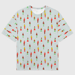 Мужская футболка оверсайз People