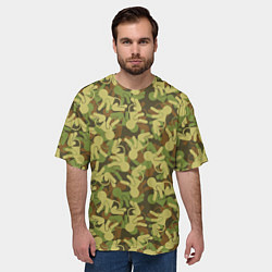 Футболка оверсайз мужская Малыши камуфляж, цвет: 3D-принт — фото 2