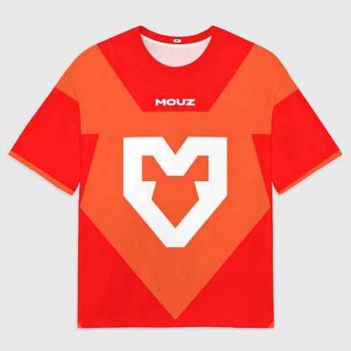 Мужская футболка оверсайз Форма MOUZ / 3D-принт – фото 1