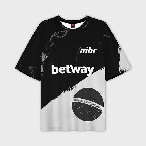 Мужская футболка оверсайз Форма MIBR / 3D-принт – фото 1