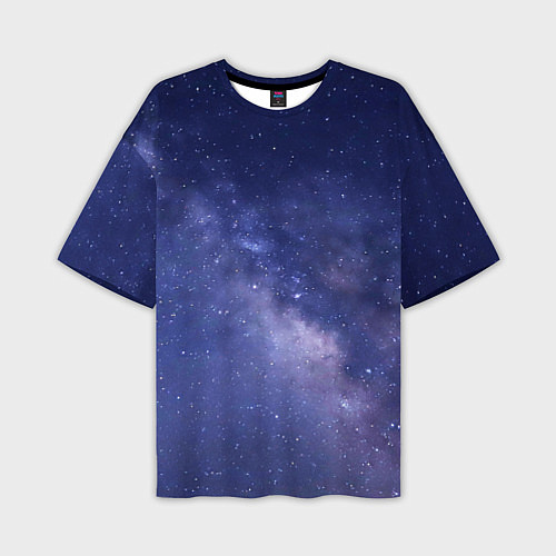 Мужская футболка оверсайз Космическая ностальгия / 3D-принт – фото 1