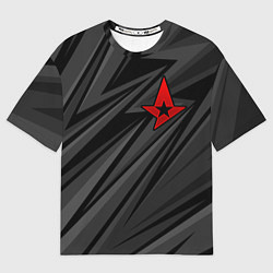 Мужская футболка оверсайз Astralis - монохромный
