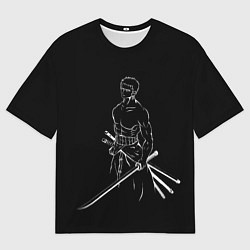 Мужская футболка оверсайз Roronoa Zoro - One Piece