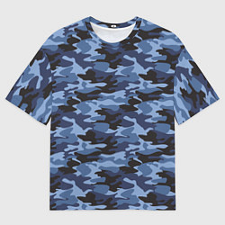 Футболка оверсайз мужская Камуфляж Омона и Росгвардии, цвет: 3D-принт