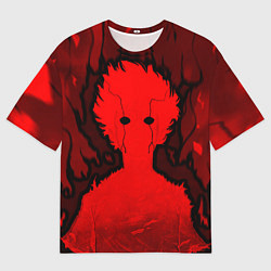 Футболка оверсайз мужская Mob Psycho 100 Rage, цвет: 3D-принт