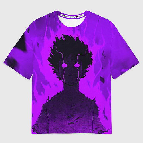 Мужская футболка оверсайз Mob Psycho Rage / 3D-принт – фото 1
