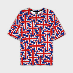 Мужская футболка оверсайз Флаги Великобритании